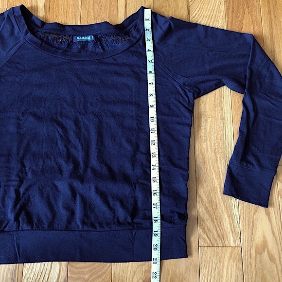 Garage Lace Back Long Sleeve Top - Picture 7 of 9